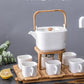 Ceramic Flower Tea Set