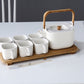 Ceramic Flower Tea Set