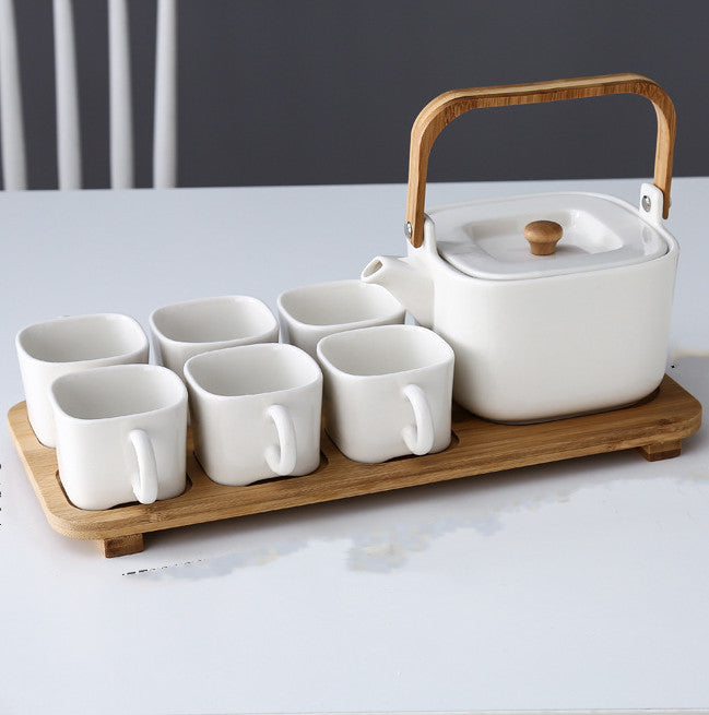 Ceramic Flower Tea Set