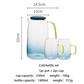 Blue Glass Cold Water Kettle Set