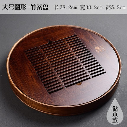 Natural Wooden & Bamboo Tea Tray