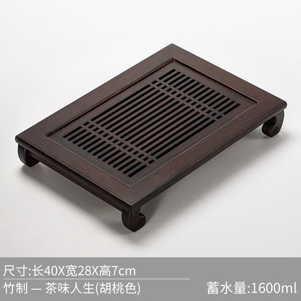 Natural Wooden & Bamboo Tea Tray