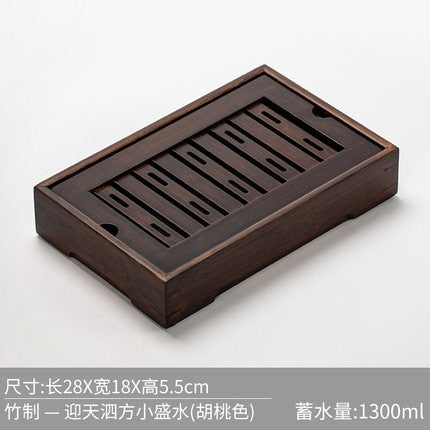 Natural Wooden & Bamboo Tea Tray