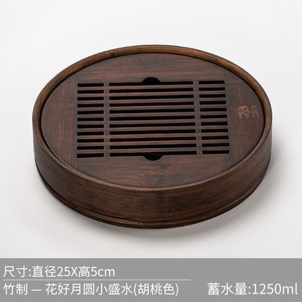 Natural Wooden & Bamboo Tea Tray