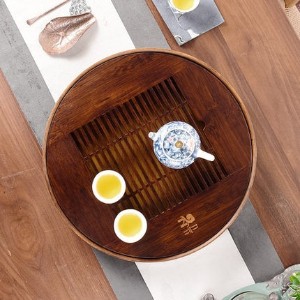 Natural Wooden & Bamboo Tea Tray