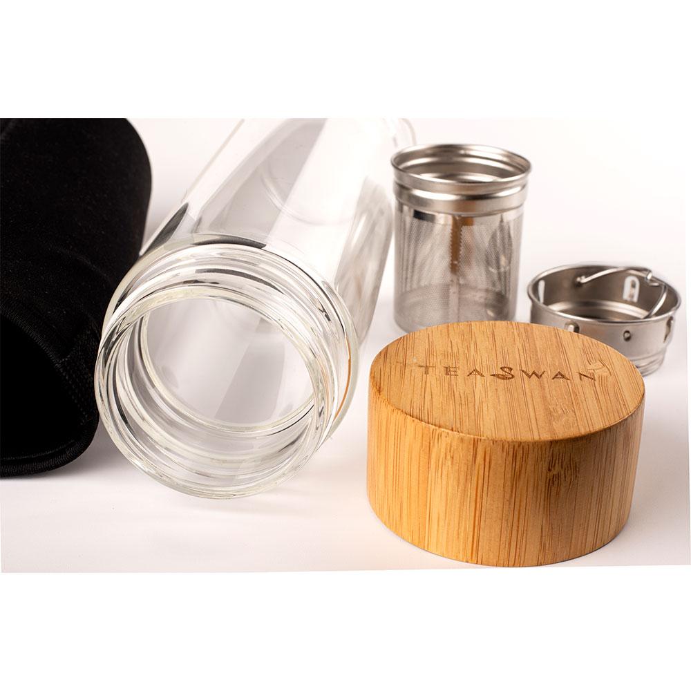 Glass Bottle Tea Infuser, Glass Water Bottle Clear Tea